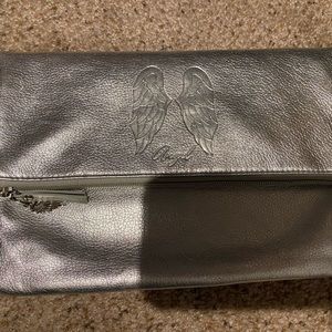 Silver Victoria’s secret folder over clutch